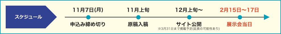 スケジュール